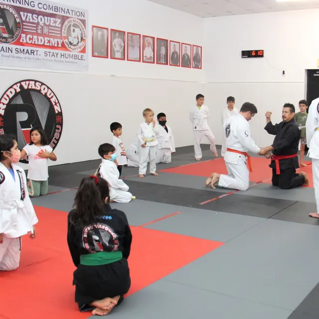 Kids / Family Martial Arts - Rudy leading the kids class.